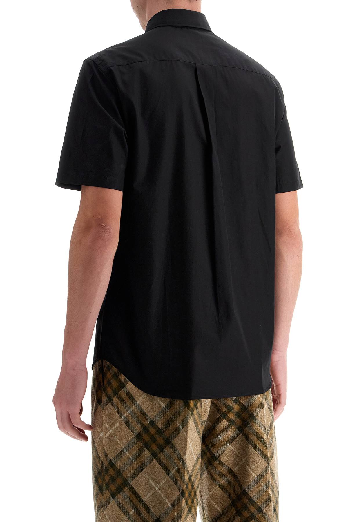 Short-sleeved Shirt With Ekd  - Black