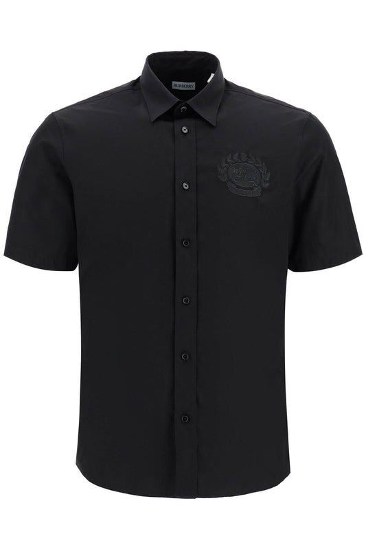 Short-sleeved Shirt With Ekd  - Black