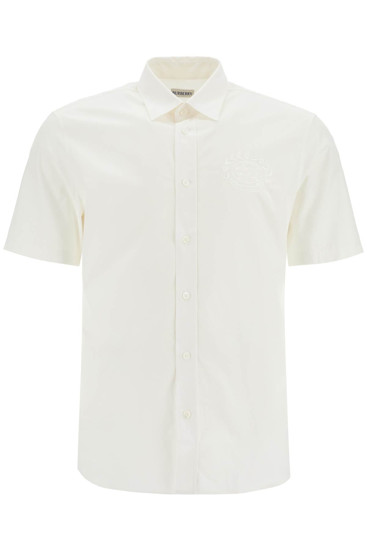 Short-sleeved Shirt With Ekd  - White