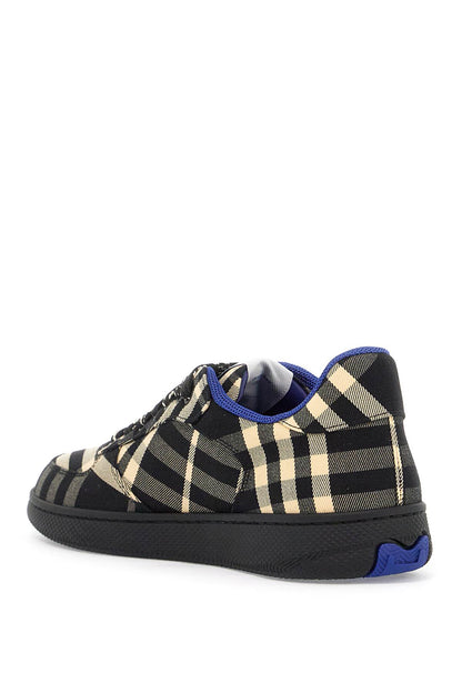 Terrace Check Sneakers  - Black