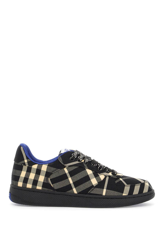 Terrace Check Sneakers  - Black