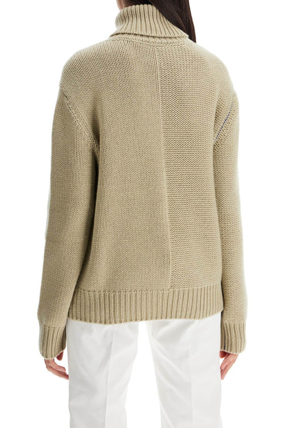 Cashmere Sweater With Ekd Design  - Neutro