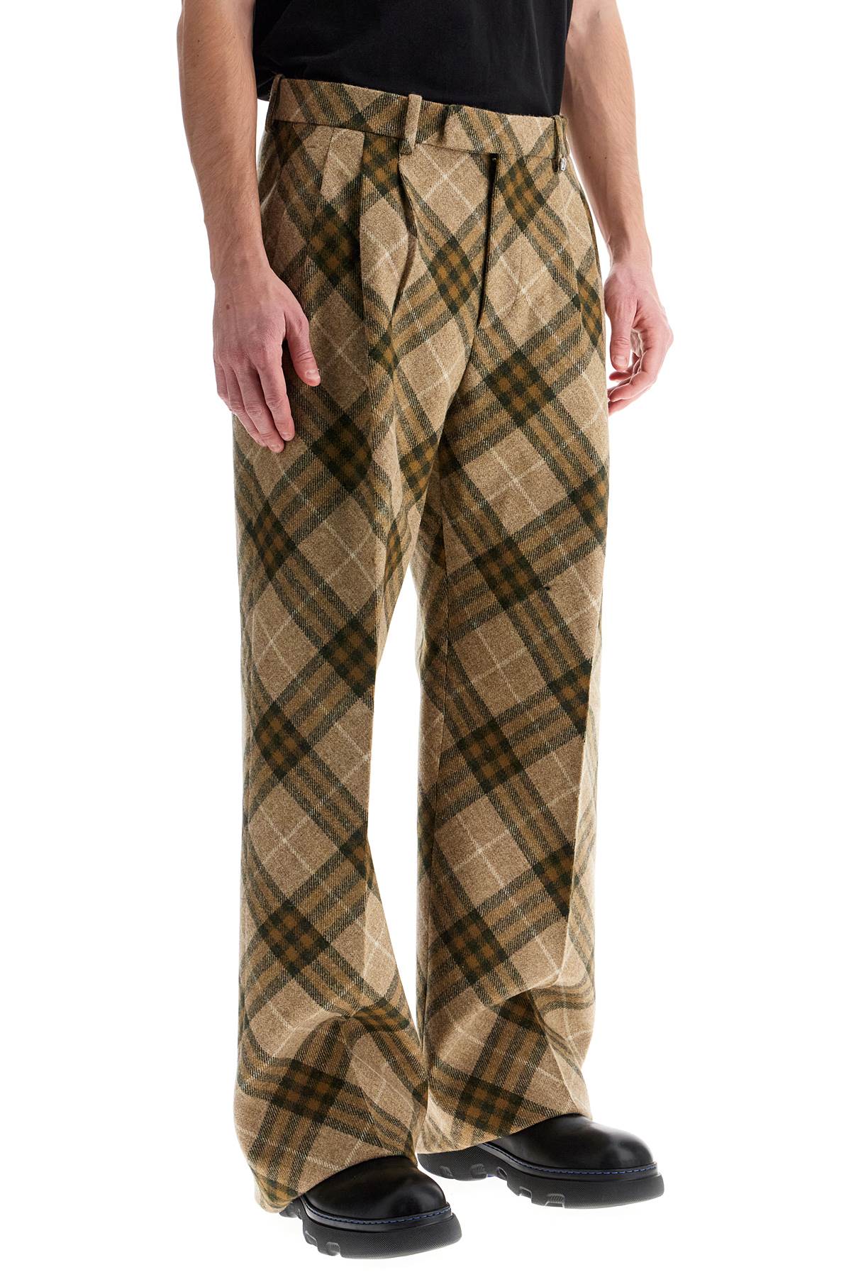 Ered Wool Tailored Trousers  - Beige