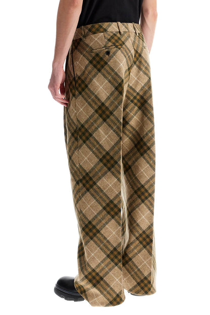 Ered Wool Tailored Trousers  - Beige