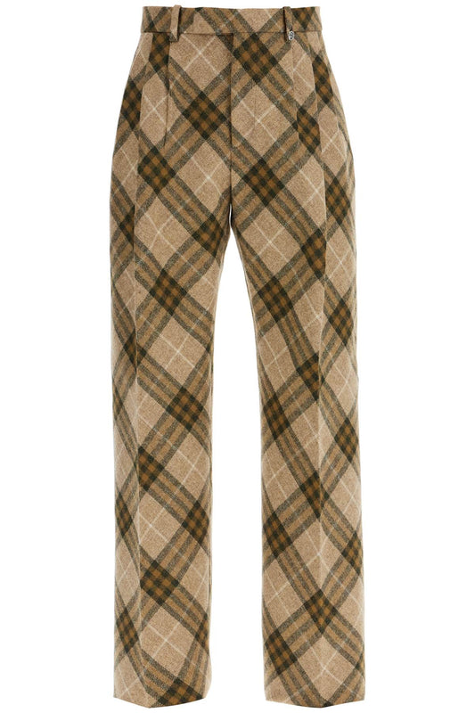 Ered Wool Tailored Trousers  - Beige