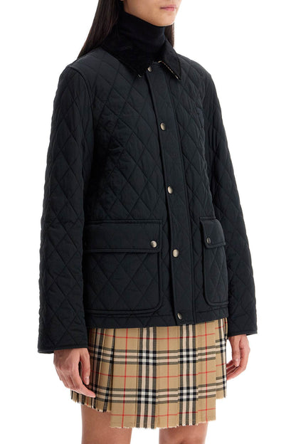 Quilted B Shield Jacket  - Black