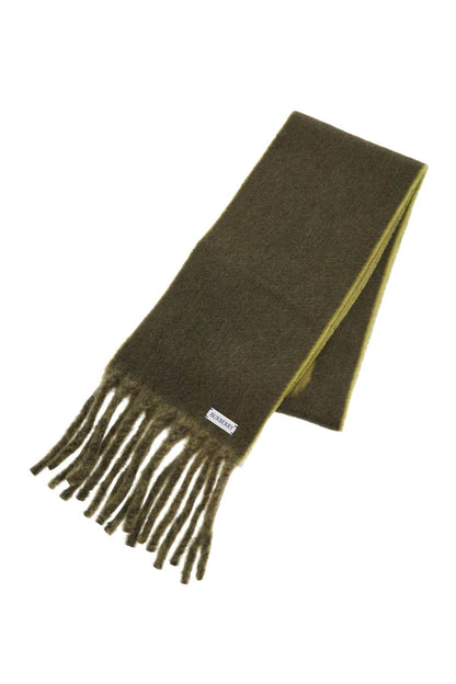 Reversible Alpaca Blend Scarf  - Green