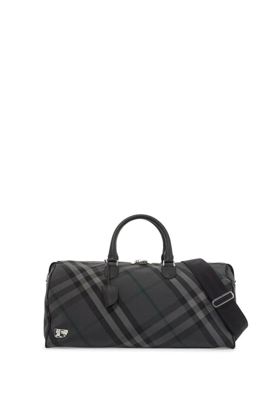 Travel Duffel Bag With  - Grey