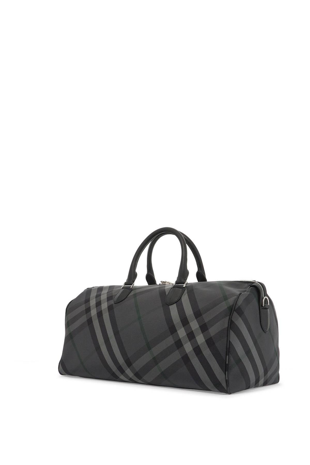 Travel Duffel Bag With  - Grey