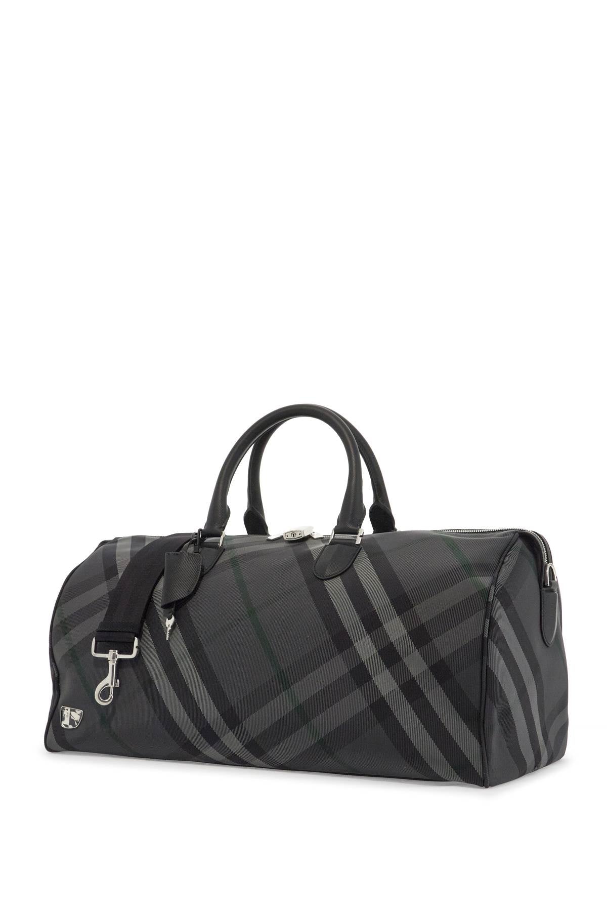 Travel Duffel Bag With  - Grey