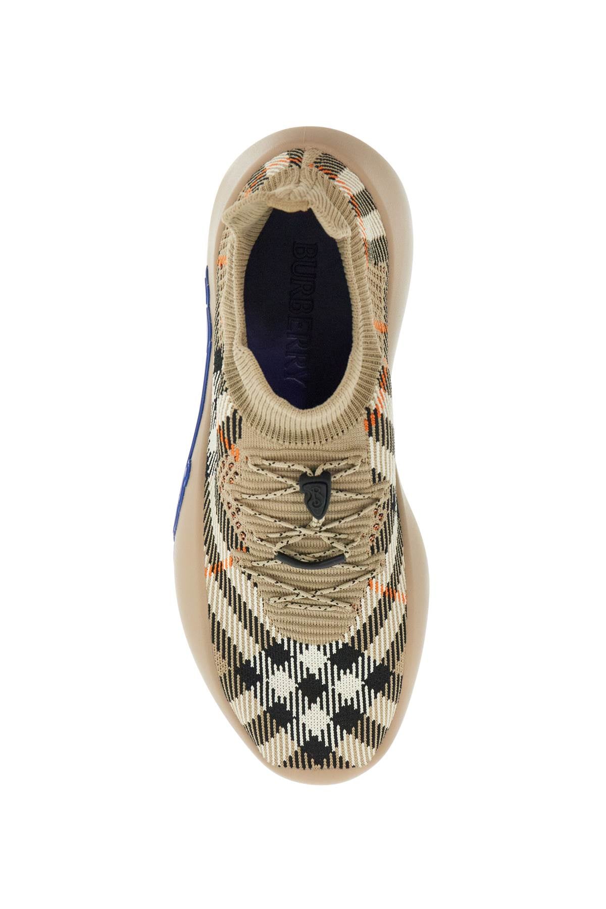 "checkered Knit Neptune Sne  - Beige