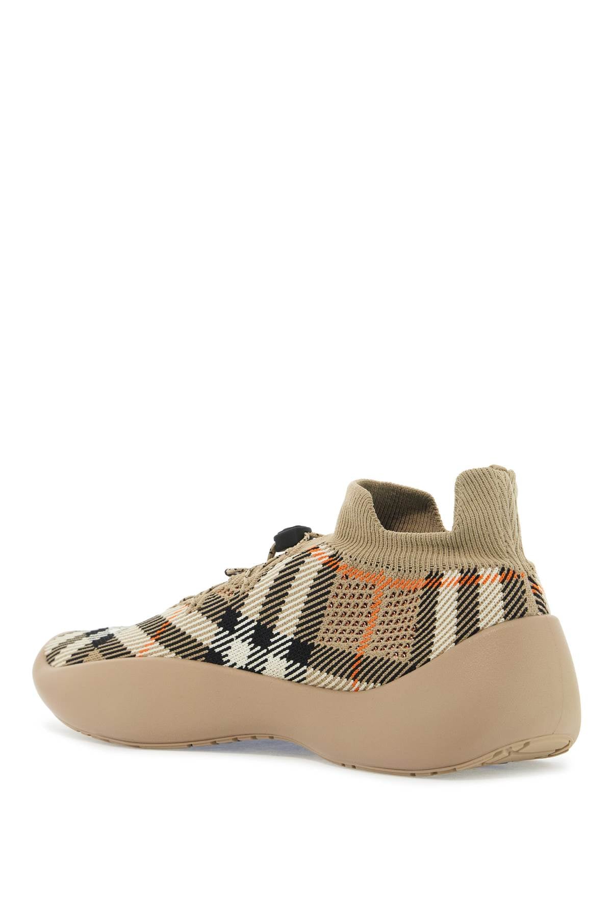 "checkered Knit Neptune Sne  - Beige