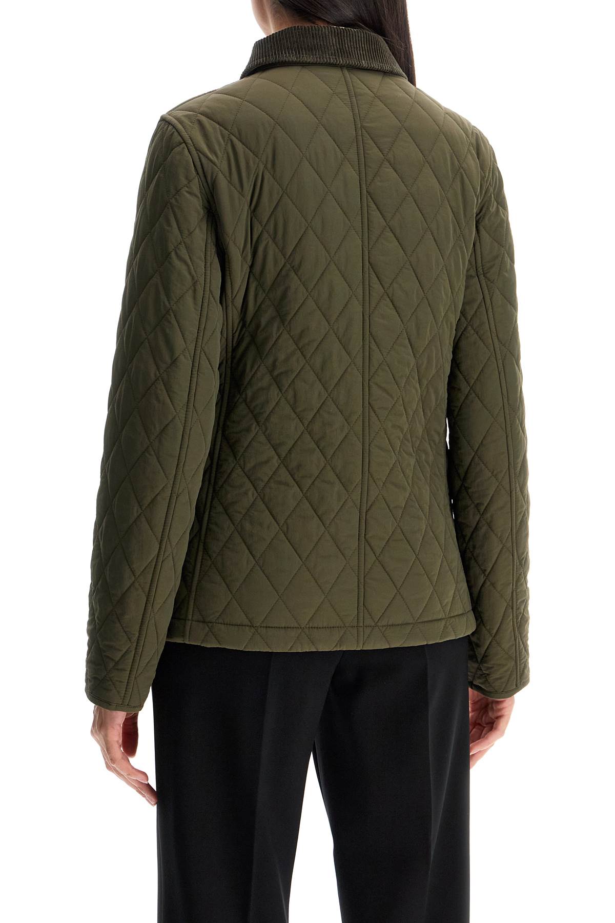 Quilted Nylon Jacket  - Khaki