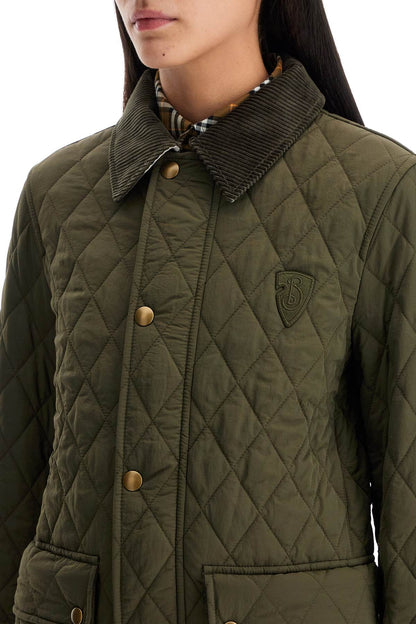 Quilted Nylon Jacket  - Khaki