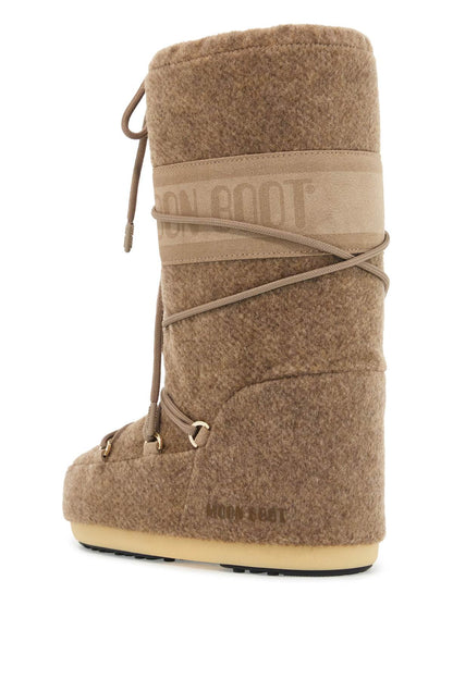 Icon Felt Snow Boots An  - Beige