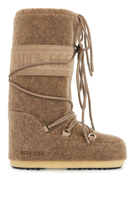 Icon Felt Snow Boots An  - Beige