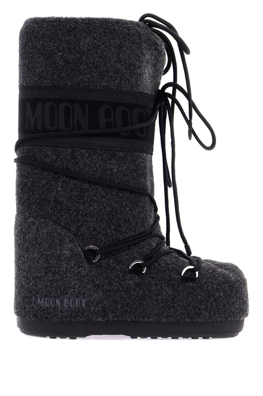 Icon Felt Snow Boots An  - Grey