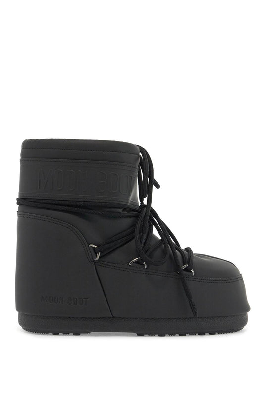 Icon Low Rubber Snow Boots In 9  - Black