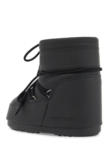 Icon Low Rubber Snow Boots In 9  - Black