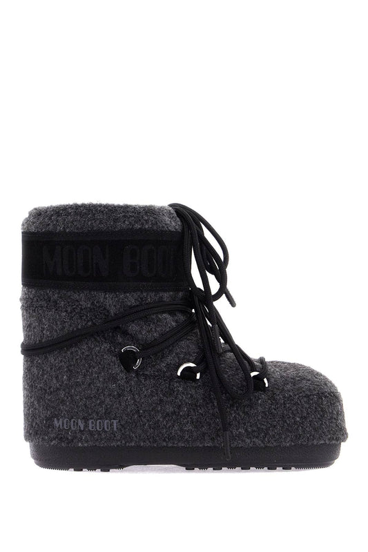 Icon Low Felt Snow Boots An  - Grey