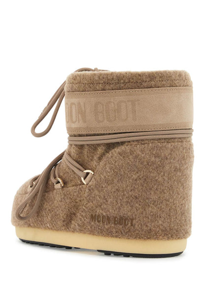 Icon Low Felt Snow Boots An  - Beige