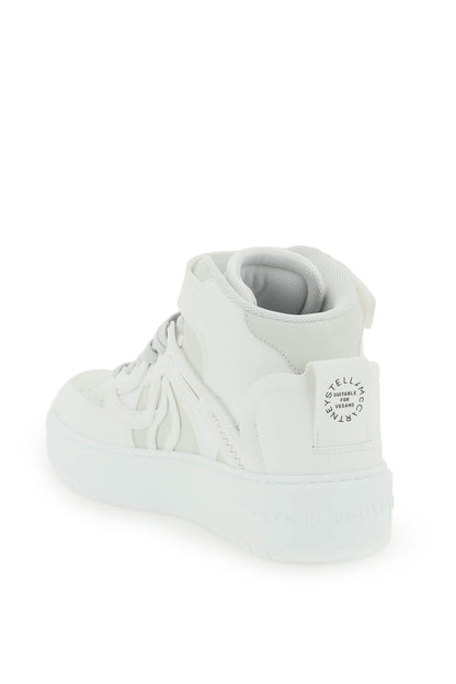 S-wave High Top Sneakers  - Bianco