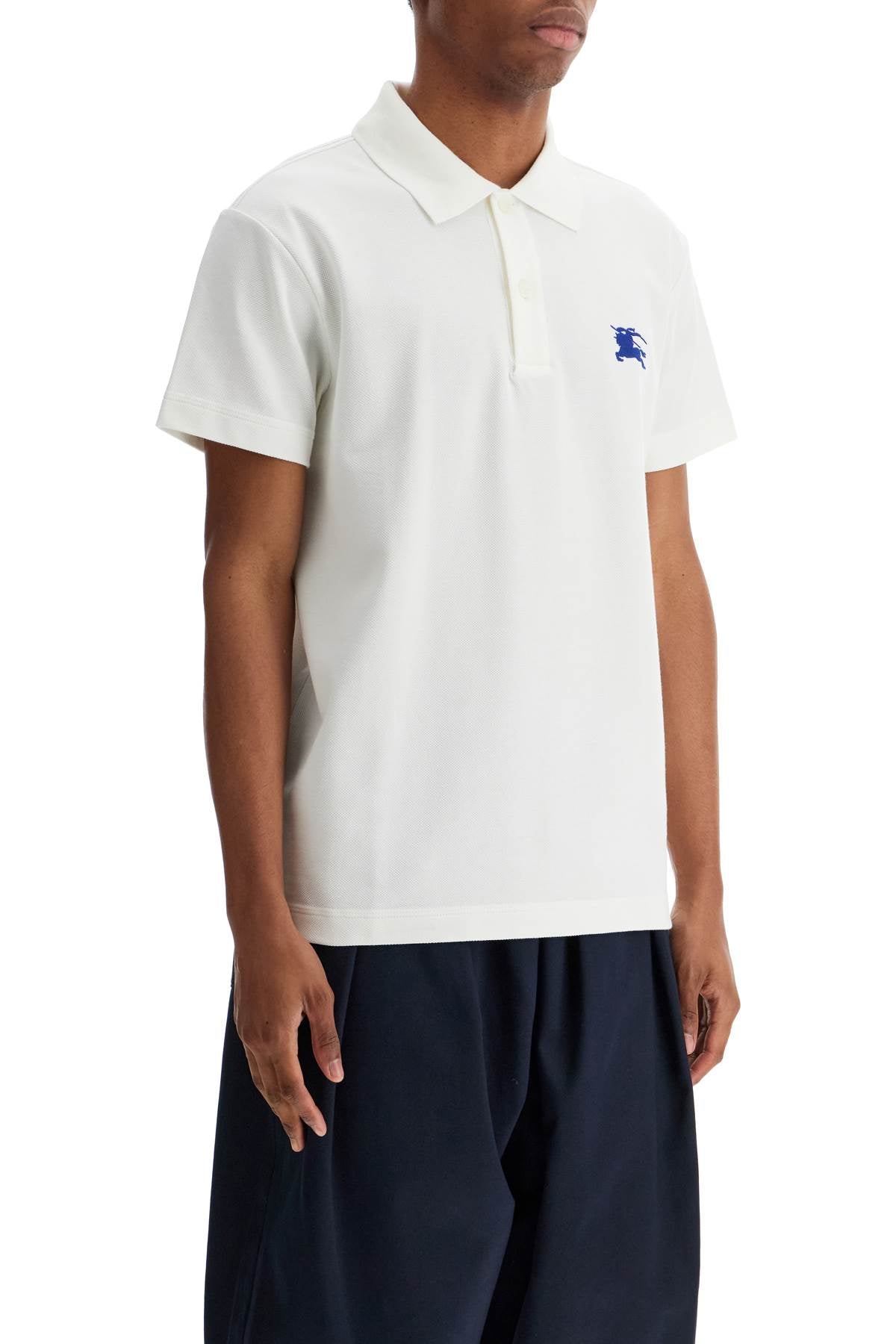 Polo Shirt With Ekd  - White