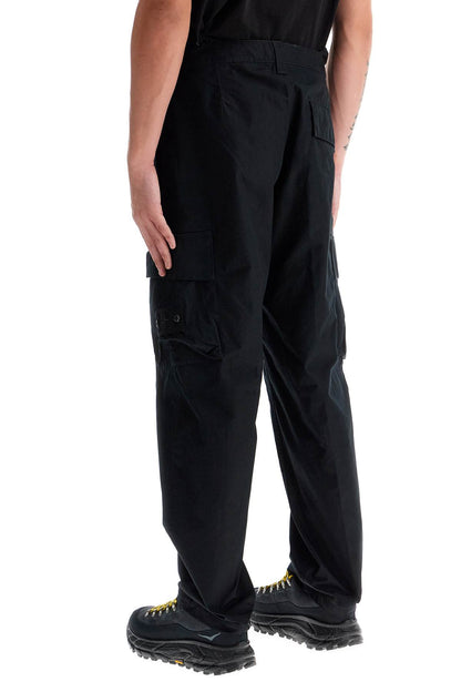 "cotton Ghost Cargo Pants For Men  - Black