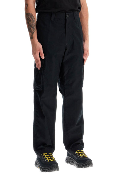 "cotton Ghost Cargo Pants For Men  - Black