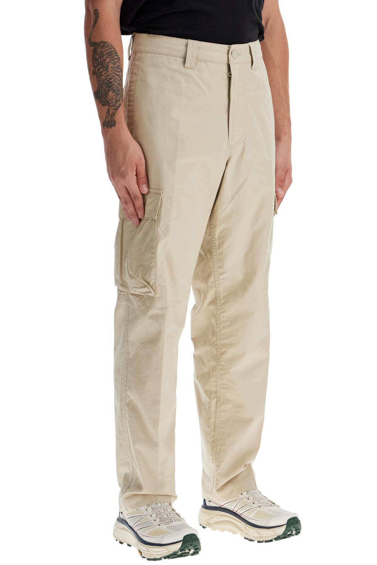 "cotton Ghost Cargo Pants For Men  - Beige