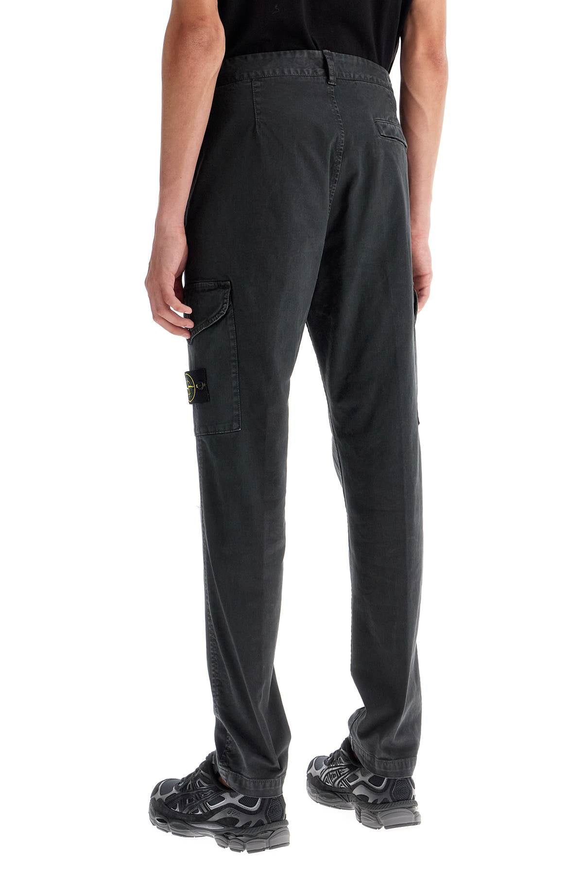 Tapered Cargo Pants  - Grey