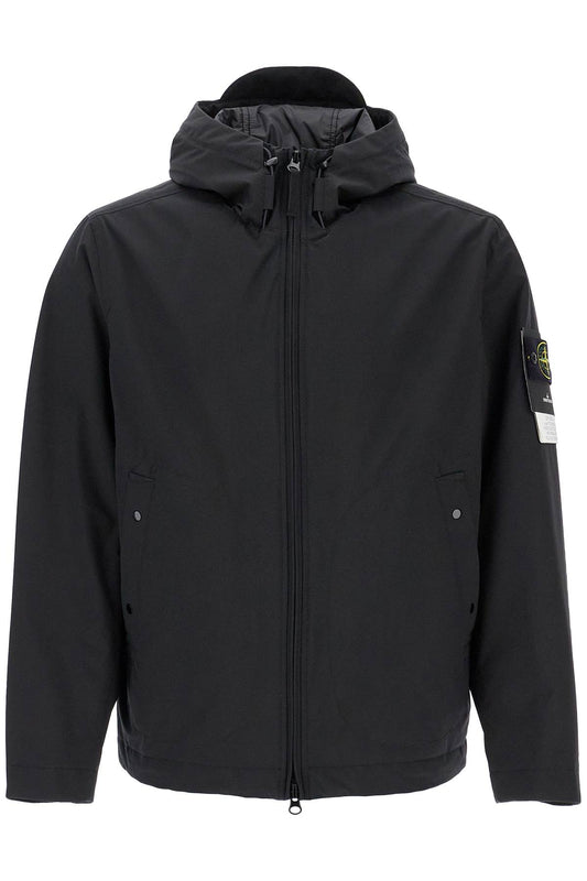 Light Soft Shell-r Hooded Jacket  - Black