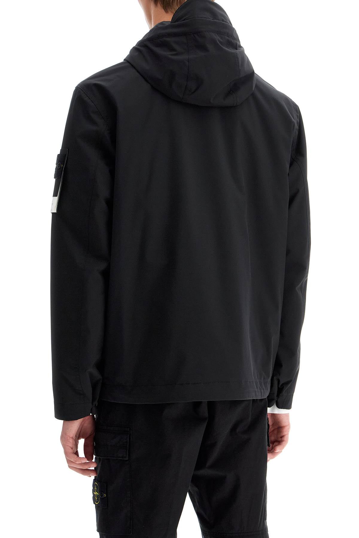 Light Soft Shell-r Hooded Jacket  - Black