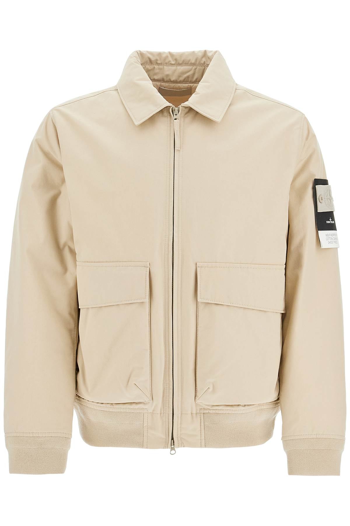 'ghost Bomber Jacket In Durable  - Beige