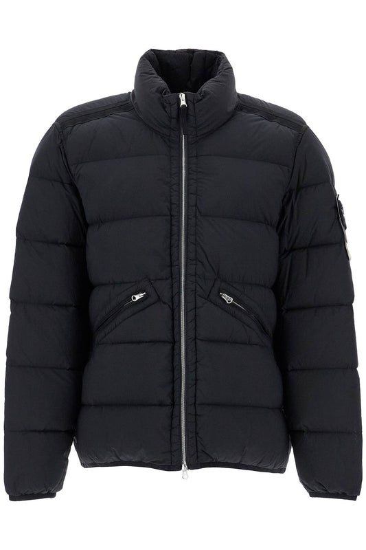 Nylon Stretch Down Jacket  - Nero