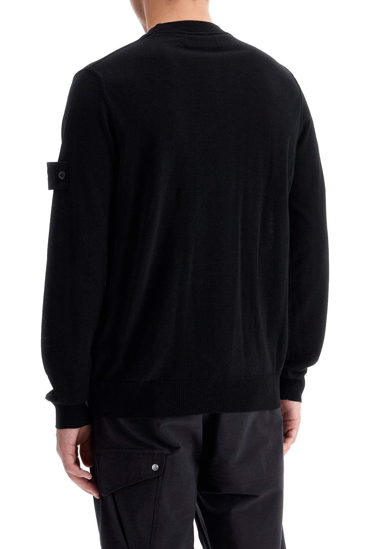 Lightweight Ghost Crewneck Pullover In  - Black