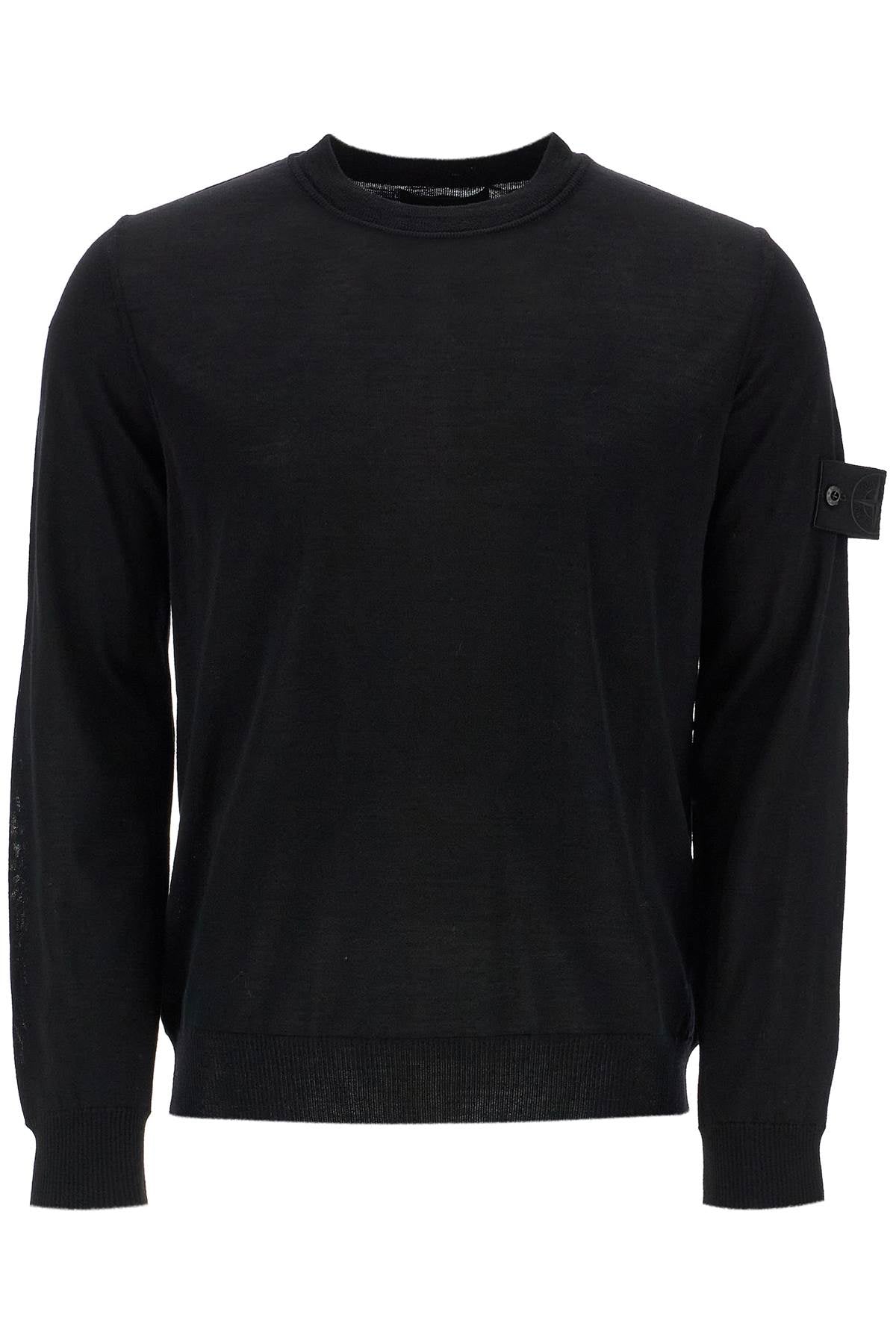 Lightweight Ghost Crewneck Pullover In  - Black