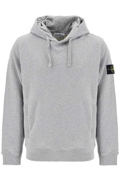 Organic Cotton Hoodie With Hood  - Grey