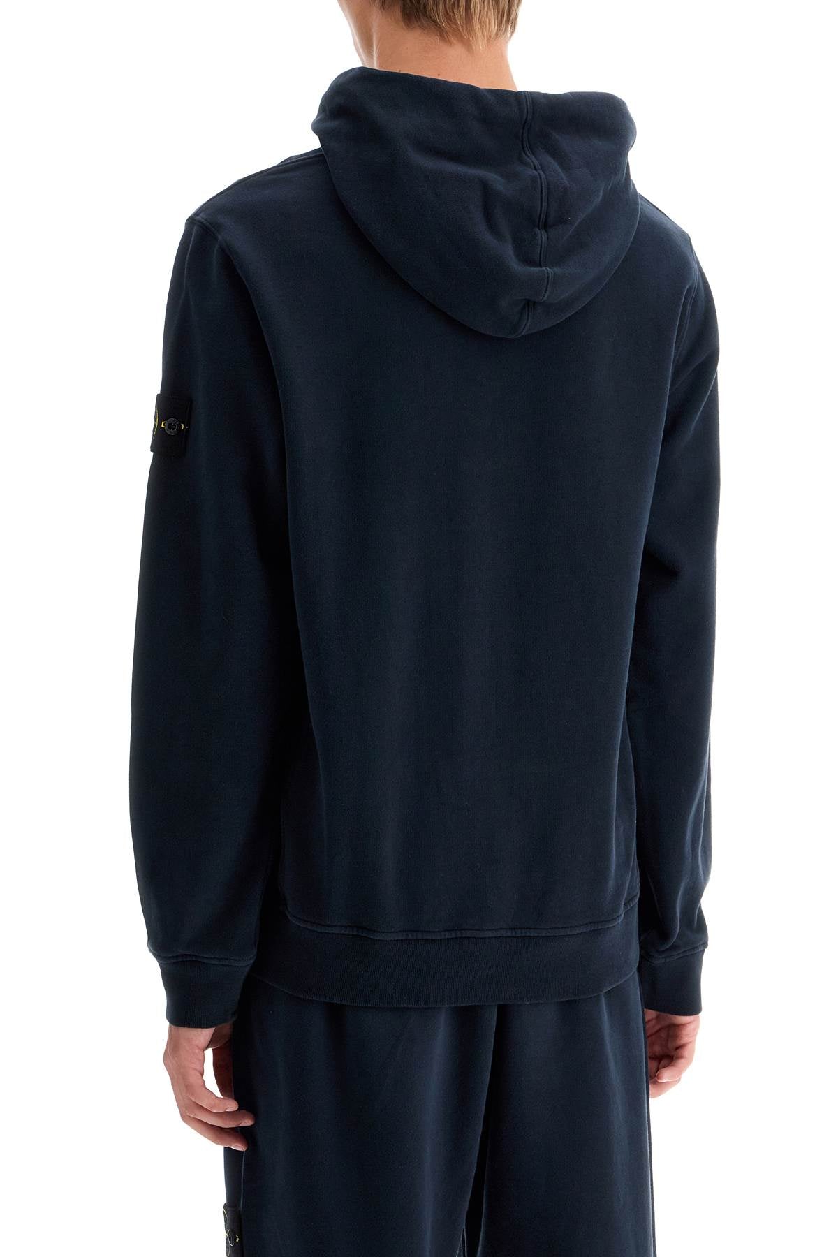 Organic Cotton Hoodie With Hood  - Blue