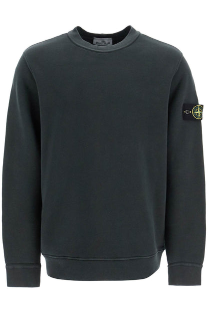 Organic Cotton Crewneck Sweatshirt  - Grey