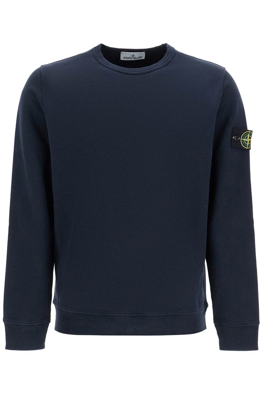 Organic Cotton Crewneck Sweatshirt  - Blue