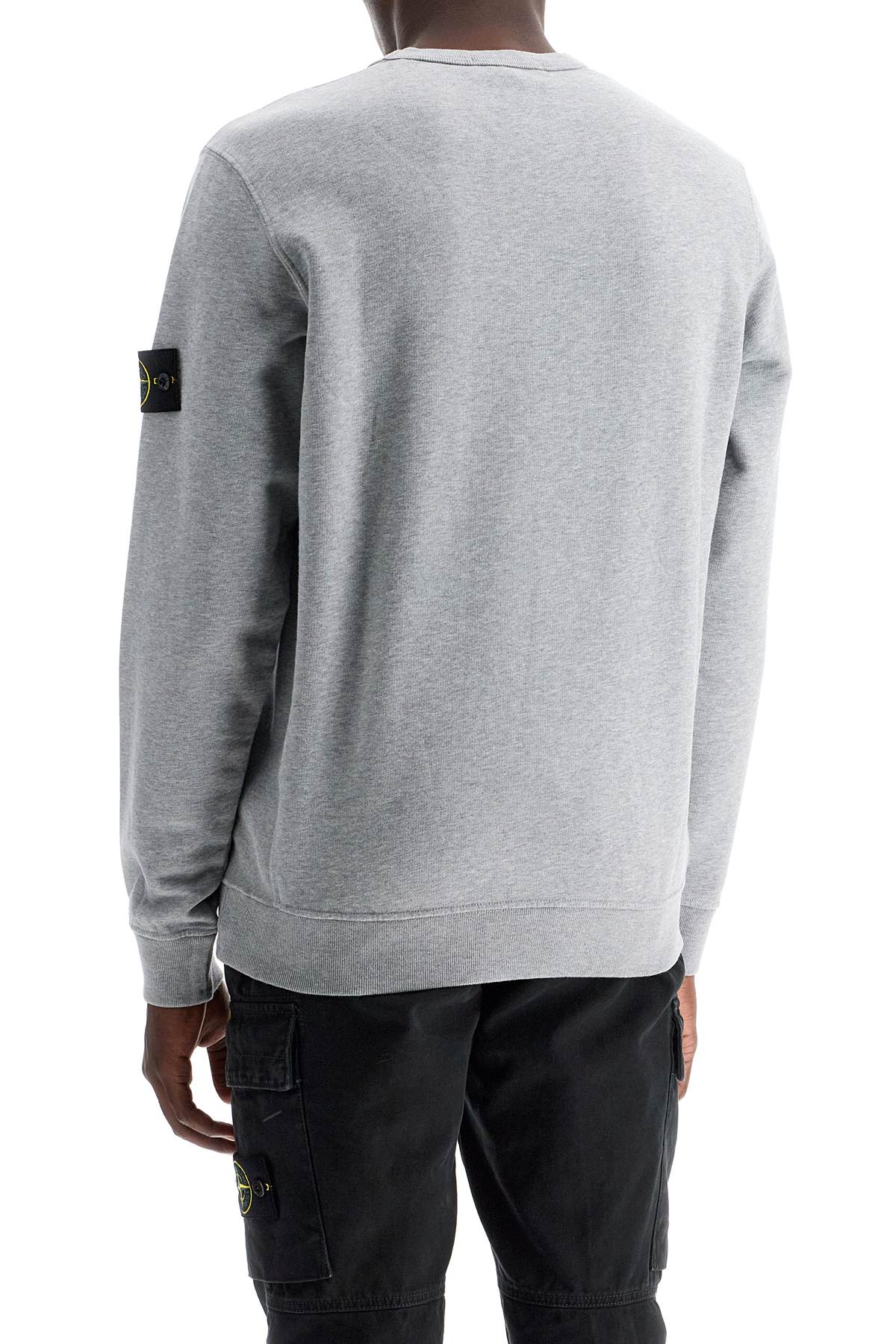 Organic Cotton Crewneck Sweatshirt  - Grey