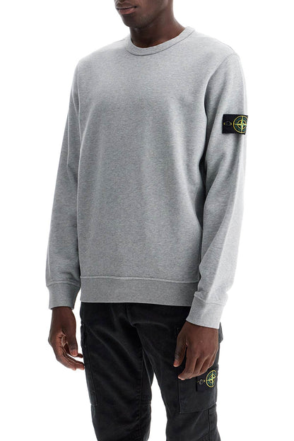 Organic Cotton Crewneck Sweatshirt  - Grey