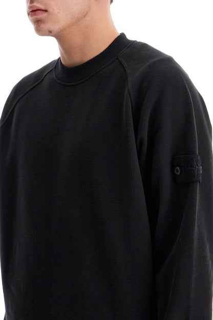 Stretch Cotton Ghost Sweatshirt  - Black