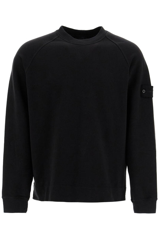 Stretch Cotton Ghost Sweatshirt  - Black