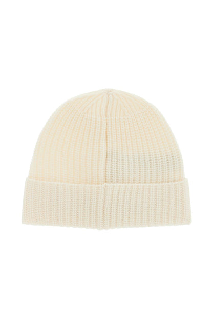 Woolen Beanie Hat  - White