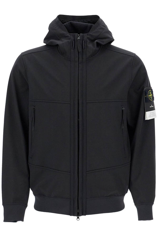 Soft Shell-r Hooded Jacket  - Nero