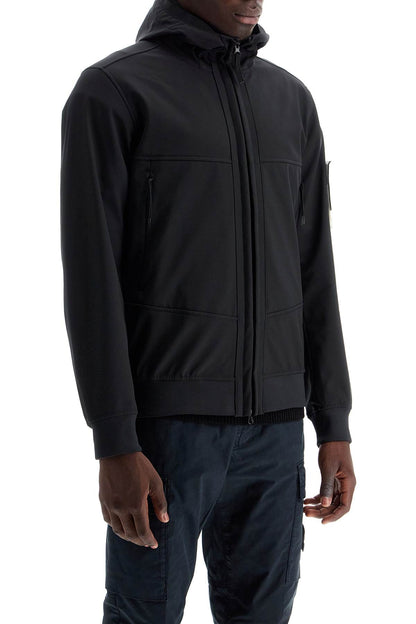 Soft Shell-r Hooded Jacket  - Nero