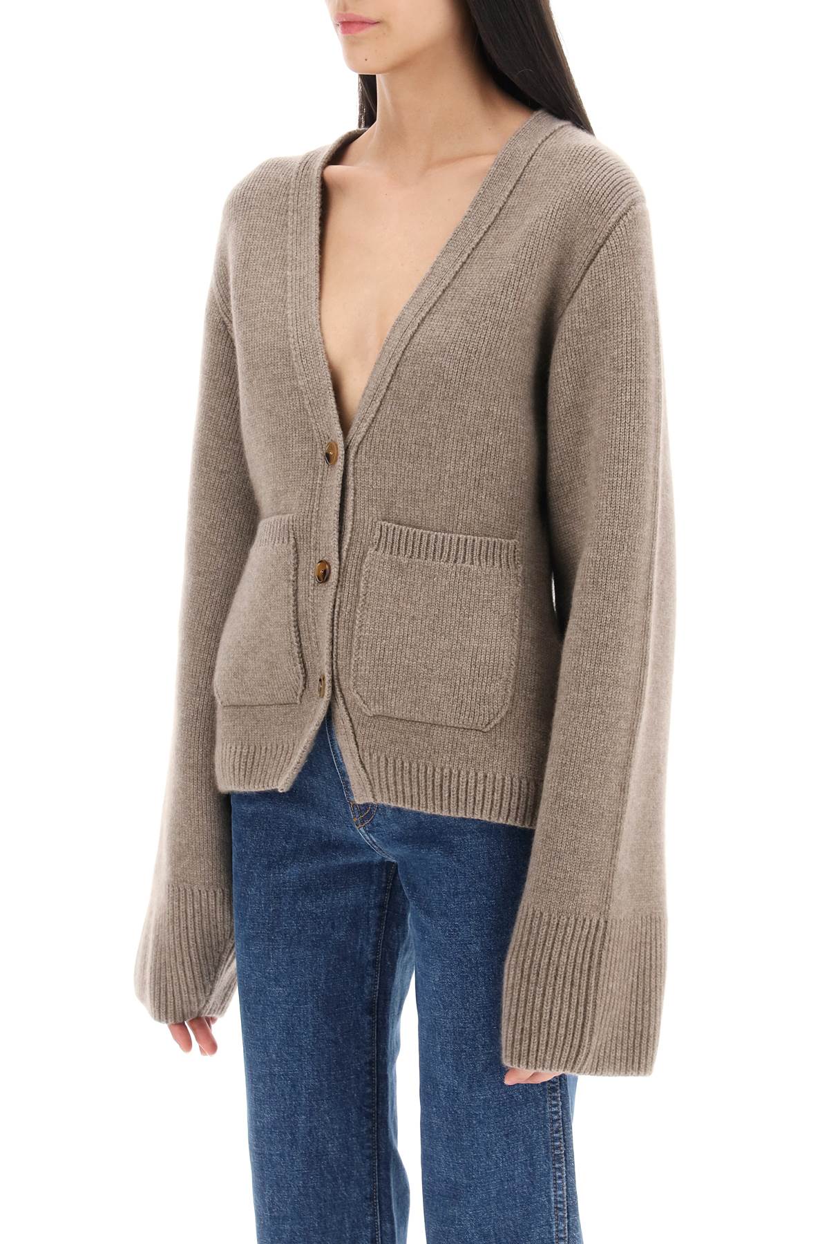 Scarlet Cashmere Cardigan  - Beige