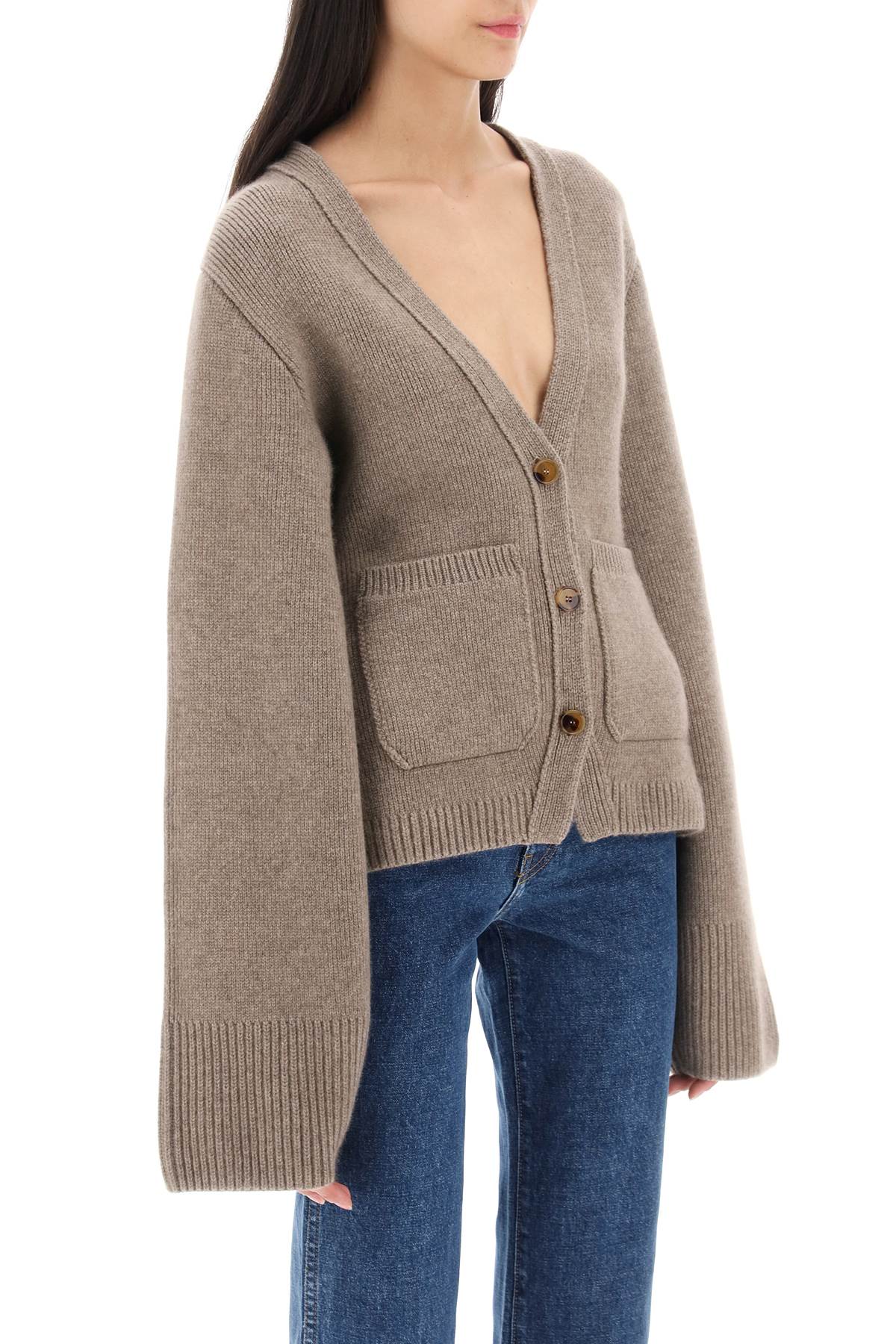 Scarlet Cashmere Cardigan  - Beige